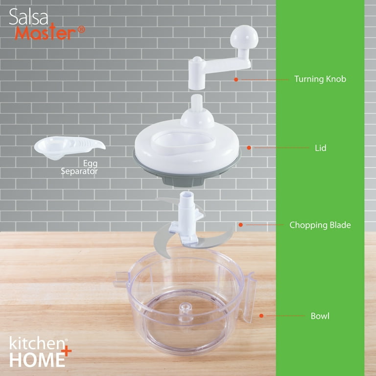 Salsa Master Salsa Maker, Food Chopper, Mixer and Blender - Manual