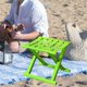 thumbnail image 1 of Taburete plegable para exteriores, silla de pesca ligera para piscina y jardín, asiento portátil. Verde, 1 of 8
