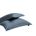 thumbnail image 3 of Nvzi 3 fundas de almohada de algodón de fibra larga. Comienza tu noche de ensueño con esta cómoda y transpirable funda de almohada de 48 x 74 cm (azul oscuro)., 3 of 5