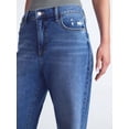 thumbnail image 2 of Scoop Women’s and Women’s Plus Baggy Wide Leg Jeans, Sizes 0-26, 2 of 6