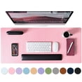 thumbnail image 1 of Protector de escritorio Roslim, piel rosa, impermeable, 35 x 60 cm, 1 of 1