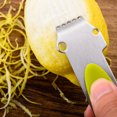 thumbnail image 3 of Cocktail Lemon Zester Lemon Wire Cutter Grapefruit Spoons Lemon Peel Grater Lemon Grater, 3 of 4