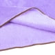 thumbnail image 4 of Bata de baño de terciopelo coral suave para mujer: cálida, acogedora y elegante bata de spa para máxima comodidad. Paraíso morado de felpa, 4 of 7