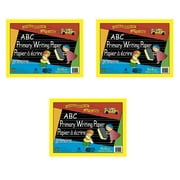 Abc Primary Writing Paper 40 Sheet Ruled Newsprint Tablet 12x9 (Pack of 3)