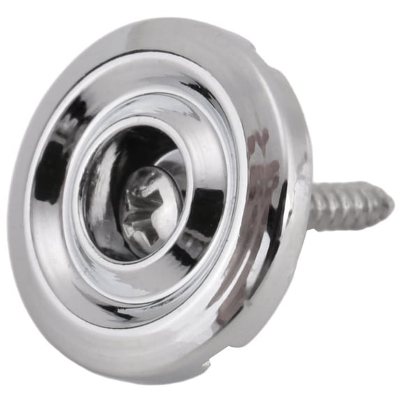 Pure Vintage -Style / String Guide - Chrome,1 x Stable buckle 1 x screw,Silver