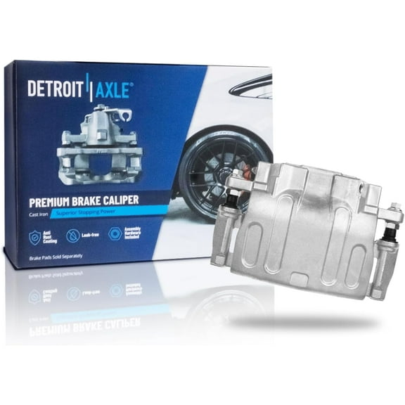 Detroit Axle - Front Right Brake Caliper for 2008 2009 Ford Taurus X Mercury Sable Disc Brake Caliper with Bracket Replacement Brake Caliper Assembly