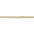 thumbnail image 4 of 14K Yellow Gold 2.5mm Flat Wheat Chain, 4 of 6
