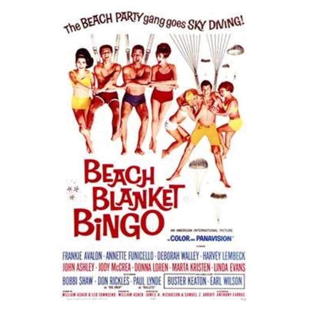 Beach Blanket Bingo Movie Poster (11 x 17)