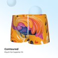 thumbnail image 3 of Pofeuu Vibrant Flamingo Illustration Print Boys' Boxer Brief Boys Underwear Kids Underwear Boys Cotton-Large, 3 of 7