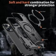 thumbnail image 4 of [PST] iPhone 12 / 12 Pro Ring Case, Shockproof Magsafe Compatible Kickstand Back Cover with Ring Stand, 4 of 4
