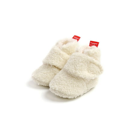 

Avamo Infant Floor Slippers First Walker Crib Shoe Prewalker Sock Shoes Baby Warm Slipper Toddler Lightweight Soft Soles Socks White 5