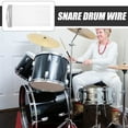 thumbnail image 4 of DEEPCRAFF Durable Iron Snare Drum Wire Plated Silver Strap Replacement for Enhanced Drum Sound, 4 of 7