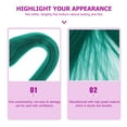 thumbnail image 5 of Raindrops Green Braiding Hair Extensions Soft Tangling Free Synthetic Hair for Braids, 5 of 5