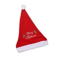 thumbnail image 3 of Sombrero rojo de Feliz Navidad, gorro de lentejuelas de Año Nuevo, muñeco de nieve, alce, Papá Noel, bordado, sombreros para adultos, fiesta familiar, regalo de Navidad, decoración, 3 of 4
