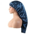 thumbnail image 4 of Gorro suave Colcomx para dormir elástico suave para cabello largo Verde, 4 of 8