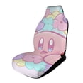 thumbnail image 1 of Cute Kirby Game Car Seat Covers Accessories Vehicle Front Seat Protector Mat Cover Decor Universal Fit For SUV Sedan Van Trucks, 1 of 6
