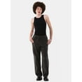 thumbnail image 2 of No Boundaries Mid Rise Parachute Cargo Pants, 28" Inseam, Women's and Women's Plus, 2 of 5