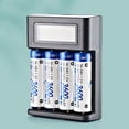 thumbnail image 4 of 4-Slot LCD Display Battery Charger for 4 AA or AAA Batteries, 4 of 6