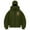 Army Green, variant on zaveiop Balaclava Zip up Hoodie Double Hooded Y2K Streetwear Oversized Windproof Sweatshirt with Warm Mask for Women (Purple, XL)