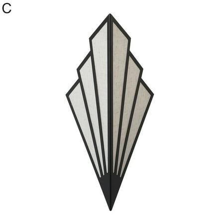 

Mpeace Wall Light Modern High Brightness Fan-shaped LED Corridor Aisle Bedside Lamp for Bedroom