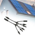thumbnail image 1 of Conexión de cable de rama en Y de panel solar a prueba de agua, reemplazo de conector de cable de panel solar de 1 par, conector solar de alto Longitud 33cm, 1 of 8