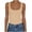 Rose Gold, variant on enyan Workout Tops for Women Womens Ladies Ribbed Thick Strap Racerback Tight Slim Fitted Sporty Workout Tank Tops,Yellow,XL