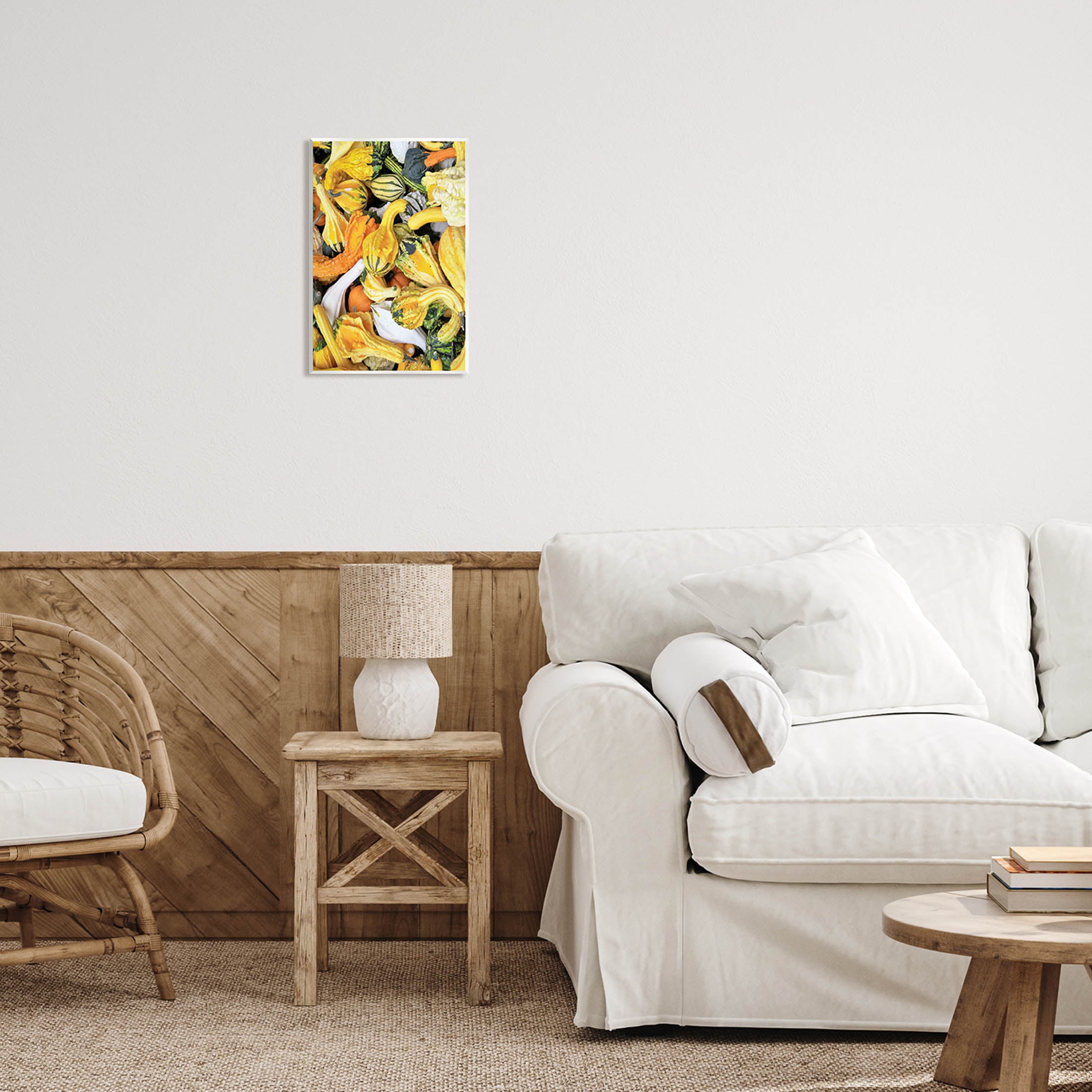 Stupell Industries Mixed Autumn Gourd Arrangement Photograph Unframed Art Print Wall Art, Design by Lil' Rue