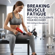 Massage Gun Deep Tissue, Neck Massager, Massage Tool, Muscle Roller, Red