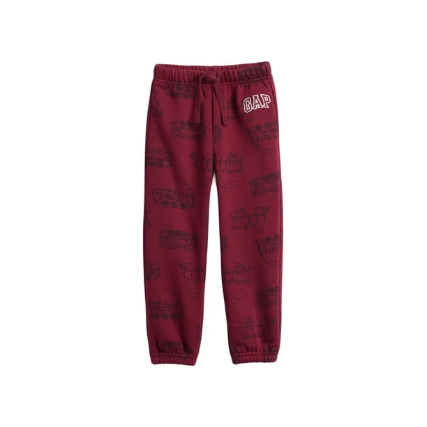Pantalones Jogger para Bebé Niño con Logo GAP Rojo Delicioso 2A