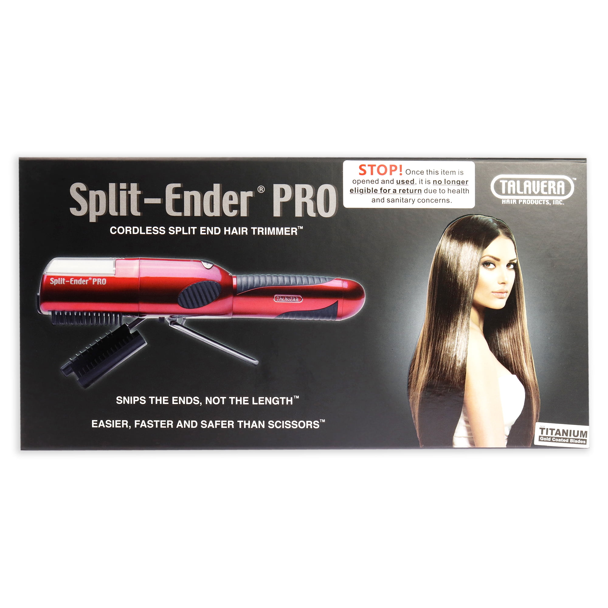 Split Ender Mini - Hair Repair Solution, Split End Automatic Trimmer for  Broken, Double, Dry, Damaged and Brittle Split Ends, 3 AAA Batteries