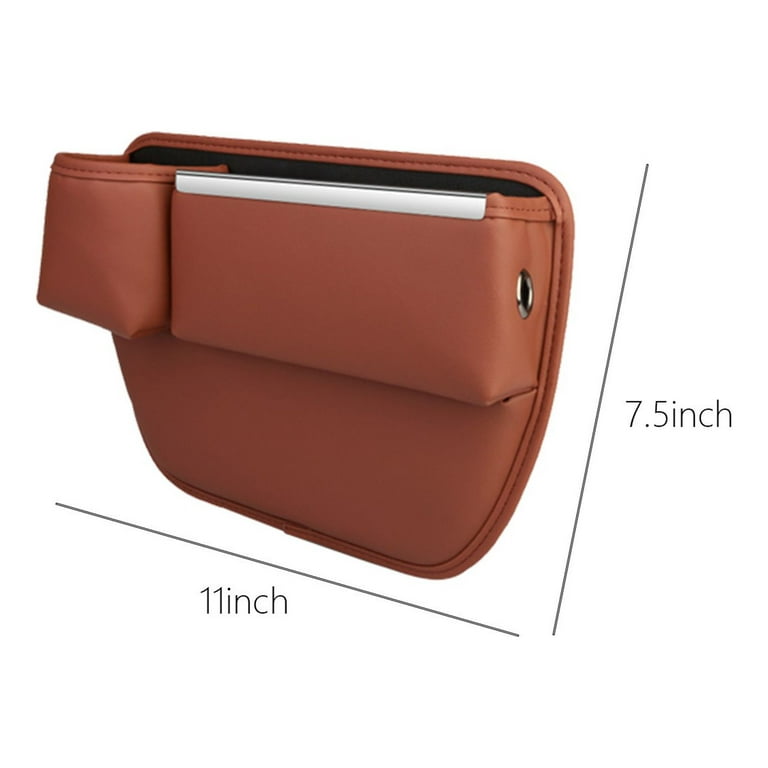 Motorcycles Other Exterior Accessories Car Seat Seat Organizer Auto Console  Side Storage Box Car Organizer Front Seat For Holding Phone Sunglasses  Filler Organizer Multifunctional Car Brown 