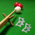 thumbnail image 4 of OUNONA 2Pcs Silver Aluminium Pool Bridge Billiard Cue Rack Stick Holder for Home Use Durable Lightweight, 4 of 8