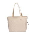 thumbnail image 3 of Bolsa de tenis para hombre y mujer, bolsa de gimnasio con compartimento para zapatos. Beige, 3 of 8