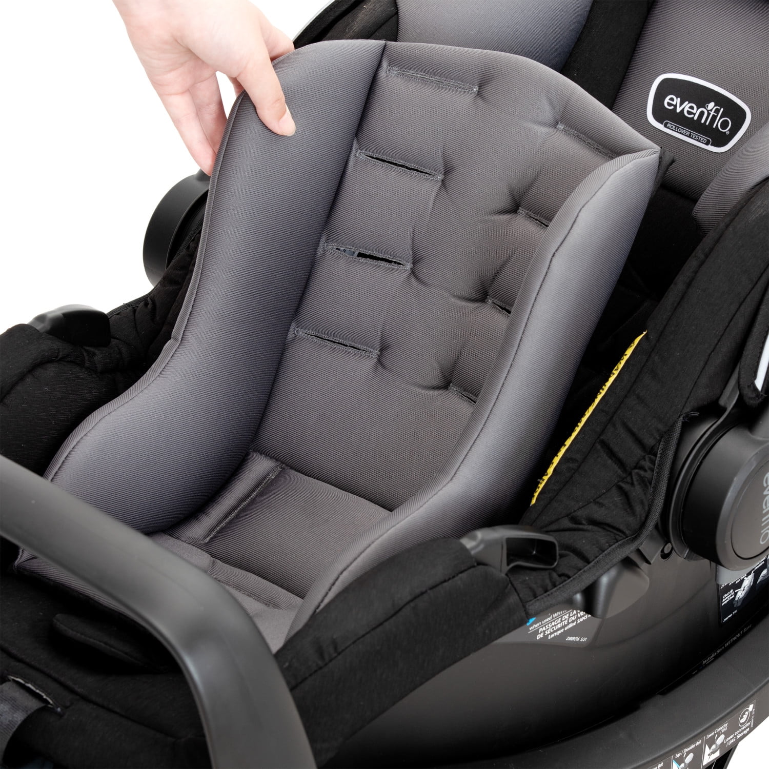 Evenflo Pivot Xpand Modular Travel System with LiteMax™ Infant Car Seat, Ayrshire Black
