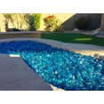 thumbnail image 5 of Element Blue Luster Jelly Bean 1" Fire Glass 10 lbs, Blue Diamond Fire Glass, Indoor or Outdoor Fire Glass Beads, Shimmer Diamond Fire Glass, Smooth Fire Glass, Rounded Fire Glass, 5 of 5