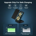 thumbnail image 4 of HUABANG1 Samsung Galaxy S24 S24+ S24 Ultra iPhone Wireless Charger with 15W Fast Charging Stand, 4 of 7