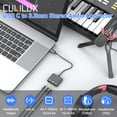 thumbnail image 6 of Cubilux USB-C to 3.5mm Headphone & Microphone Splitter Adapter, TRRS Audio Interface with Line-In, Mic-In and Headphone Out for Live Streaming or Recording on Laptop and PC, 6 of 7