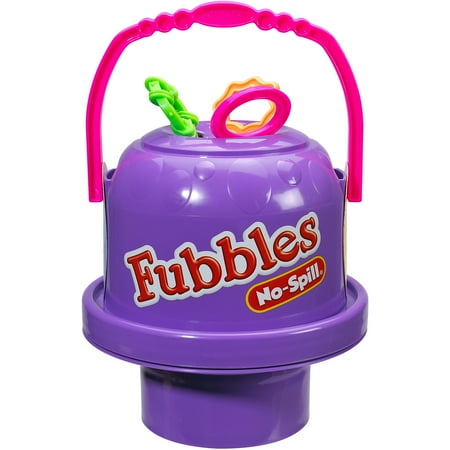 Little Kids Fubbles No-Spill Big Bubble Bucket, Purple