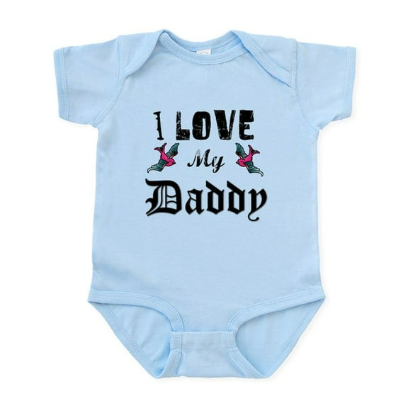 CafePress - I Love My Daddy Infant Bodysuit - Baby Light Bodysuit, Size Newborn - 24 Months
