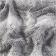 thumbnail image 4 of JERFIT Ultra Soft Grey Faux Fur Throw Blanket, Plush Reversible Mink Fleece Bed Couch Cover, Cozy Decorative Oversized Throws for All Seasons, 4 of 4