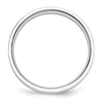 thumbnail image 3 of Auriga Fine Jewelry Platinum Flat Wedding Band Ring Size 8 for Women, 3 of 5