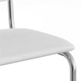 thumbnail image 4 of Pemberly Row Contemporary Fabric Side Chair (Set Of 2) in White, 4 of 5