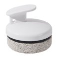 thumbnail image 2 of Exfoliating Foot Scrub Stone with Plastic Handle | Pumice Heel Grinder | Callus Remover | Rough Dead Skin Removal | Pedicure Tool | 3.5x2.8in | White | 99g | 1 Pack, 2 of 8