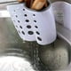 thumbnail image 5 of Soporte para esponja de cocina para fregadero, escurridor de jabón, cesta colgante, caja de almacenamiento, cesta de drenaje (gris), 5 of 5