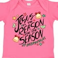 thumbnail image 4 of Inktastic Jesus is the Reason for the Season Christmas Bells and Stars Boys or Girls Baby Bodysuit, 4 of 5
