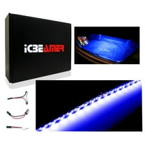 ICBEAMER 12" Blue 18 SMDs 2835 LED Strip Light Universal Fit Car Trunk Cargo Area or Interior Illumination