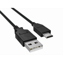 Cable Leader 1ft USB 2.0 A Male to Micro B Male Cable, Black