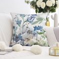 thumbnail image 3 of Savor Spring Indoors: 18x18inch Cream Wildflower Pillow Covers - Farmhouse Decorative Cushions for Sofa, Bed, & Outdoor Decorations, Set of 2, 3 of 7