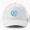 White, variant on Cold Full Moon Baseball Cap, Twelfth Moon Farmer's Almanac Collection Graphic Design, Classic Hat