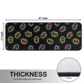 thumbnail image 5 of Kitchen Rugs Sets Of 2,Colorful Mice Games Icons Black Pattern Anti Fatigue Kitchen Mat Rugs Non Slip Washable,Decorative Kitchen Floor Mats for Kitchen,Sink,Laundry,17"x47"+17"x47", 5 of 5
